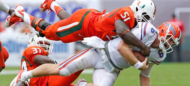 Miami Hurricanes vs Florida Gators Betting Odds, Predictions